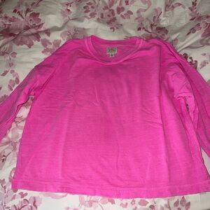J. Crew Pink Crewneck Light Sweatshirt